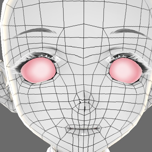 Vroid用 ロボット目テクスチャー 【無料】