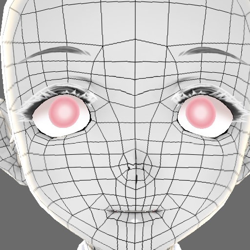 Vroid用 ロボット目テクスチャー 【無料】