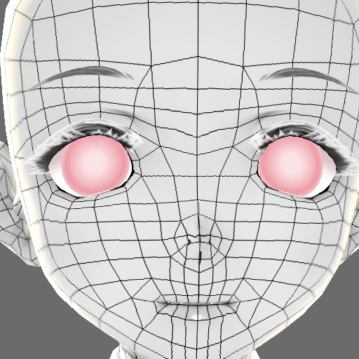 Vroid用 ロボット目テクスチャー 【無料】