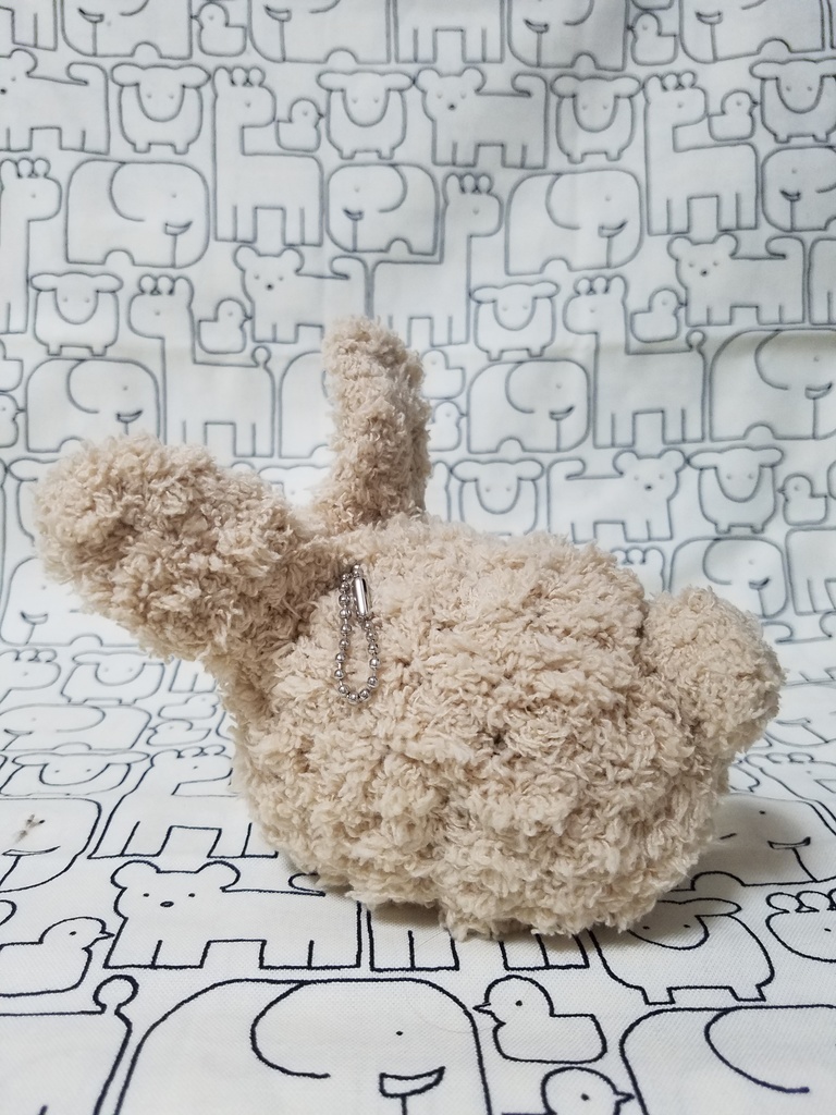 【2/13一部再頒布】もち用♡ふわもこ着ぐるみ ウサギ(ベージュ・白・こげ茶)