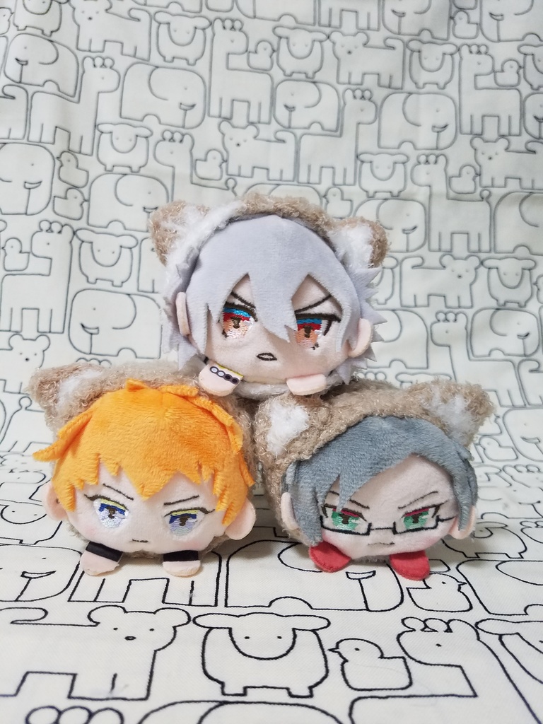 【2/13一部再頒布】もち用♪ふわすべ着ぐるみ ネコ(茶各柄)