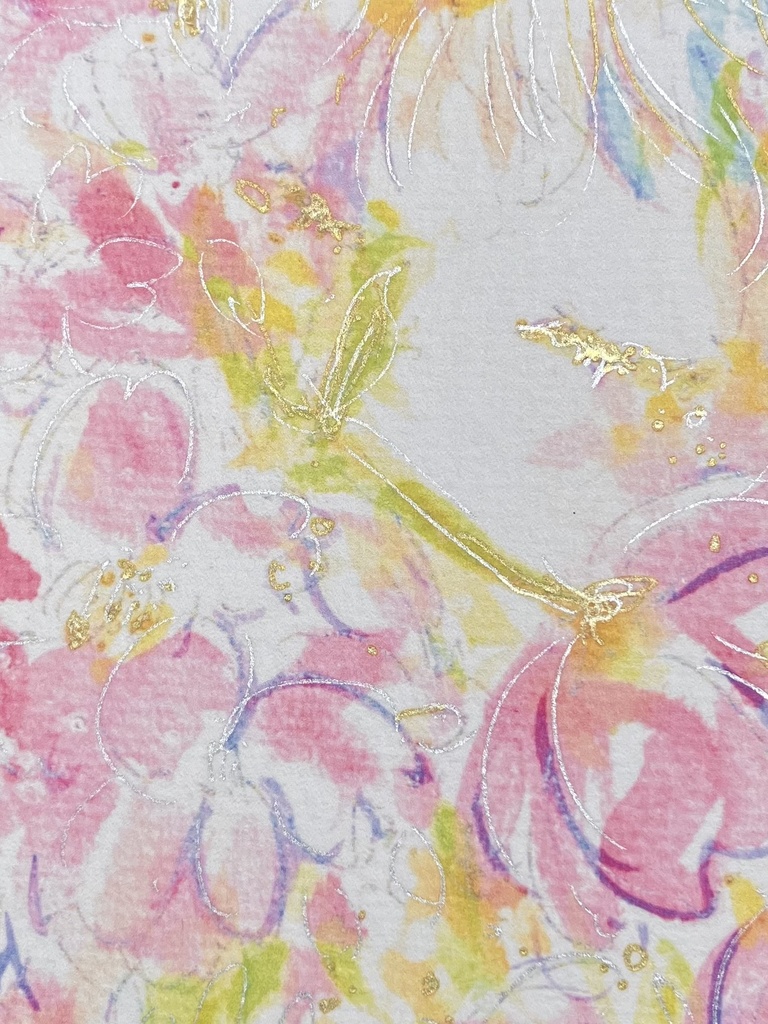 はるのかおり　(画仙紙・加筆)