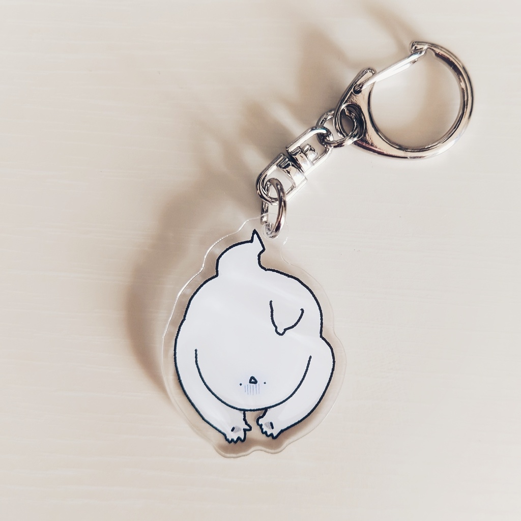 もち倉逆さ吊りアクリルキーホルダー