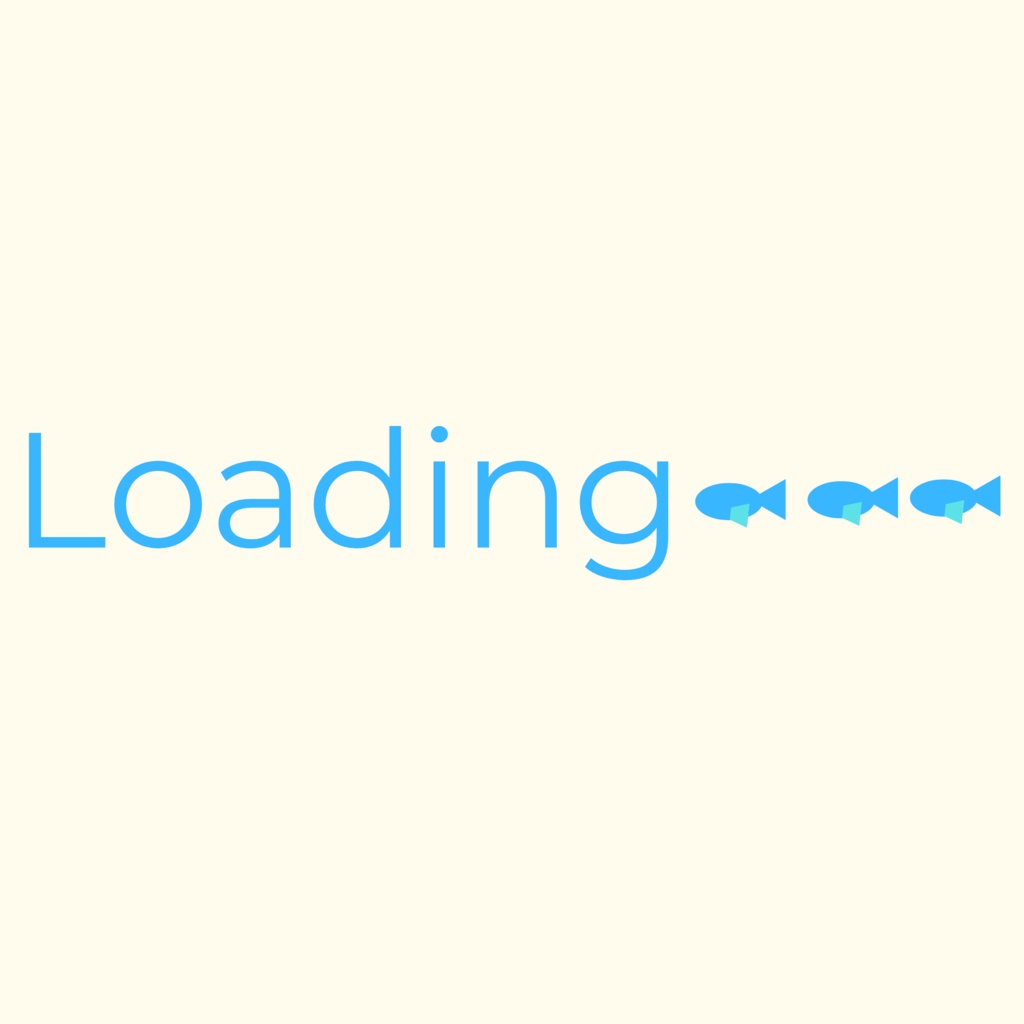 APNG画像「Loading_Fish」
