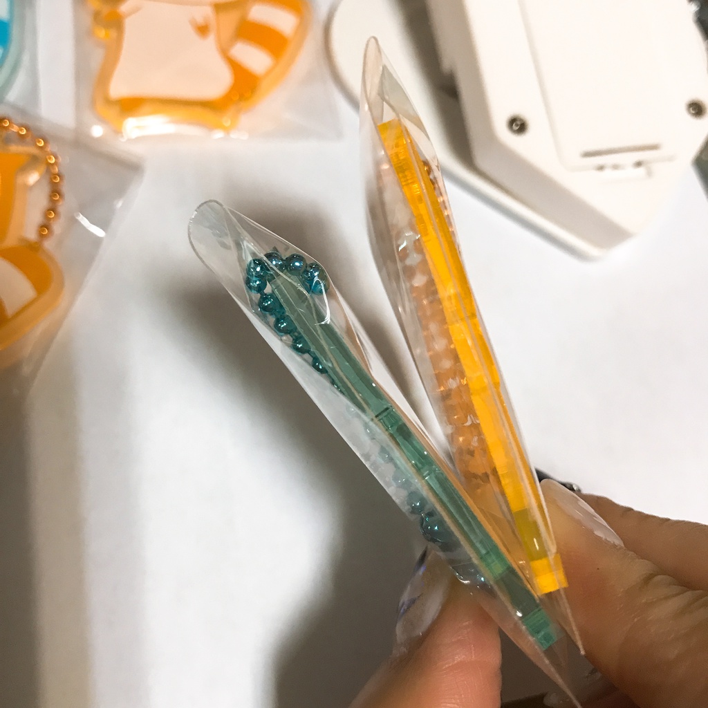 いたちくんアクキー【オレンジ】