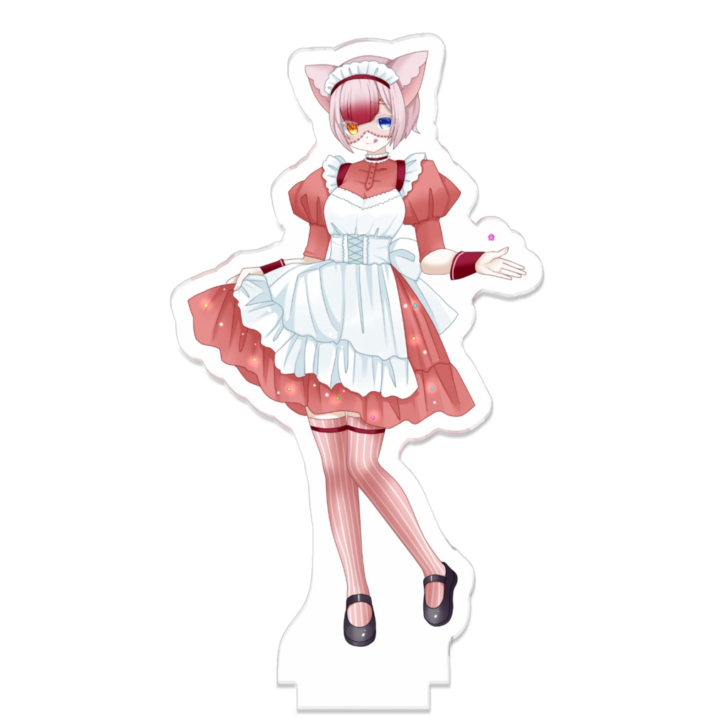 【ゾンビのシアンCAT】金平糖メイドつながるアクスタ