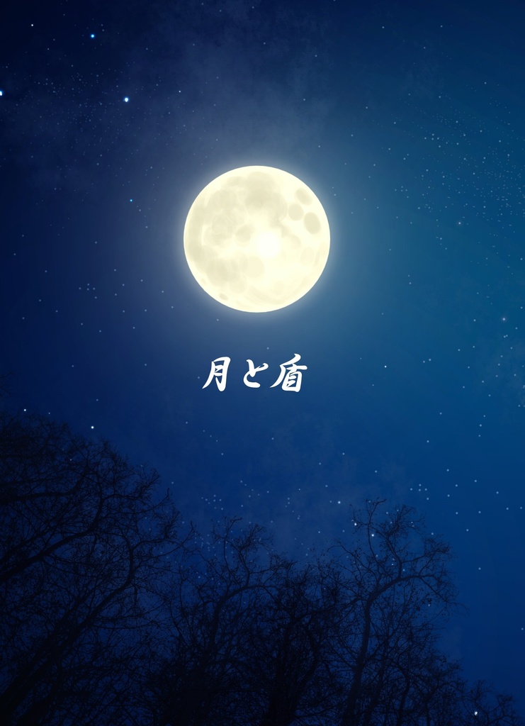 月と盾