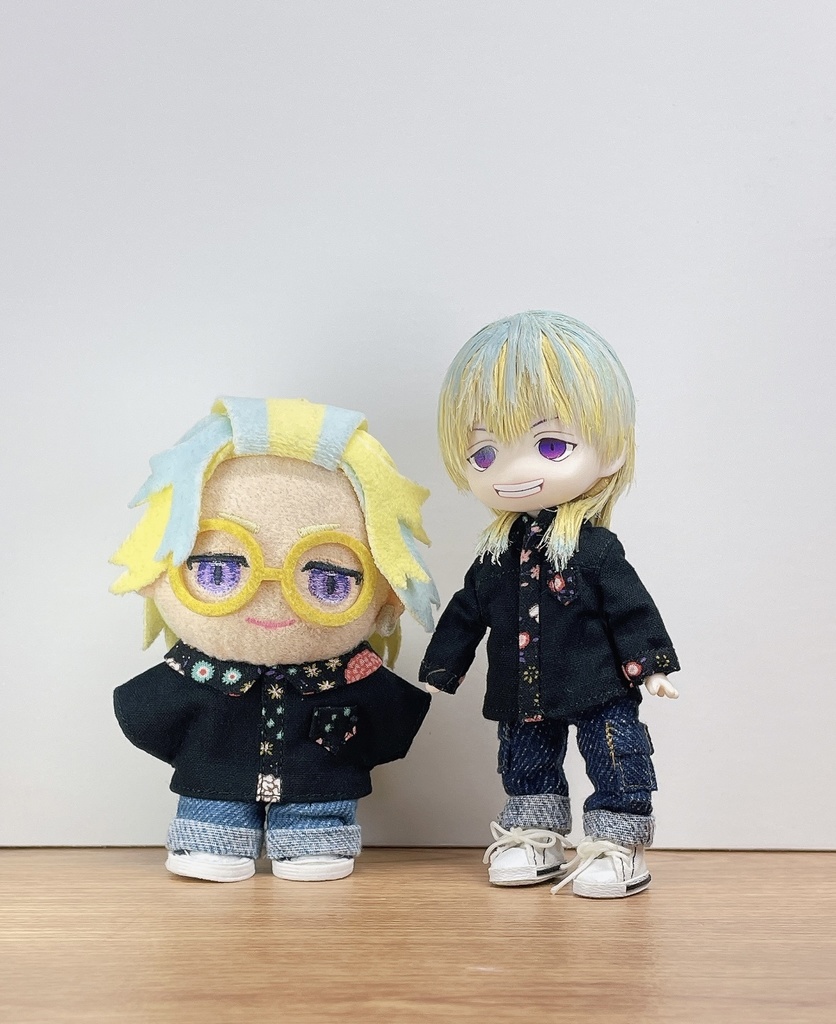 ねんどーる用シャツ　花柄