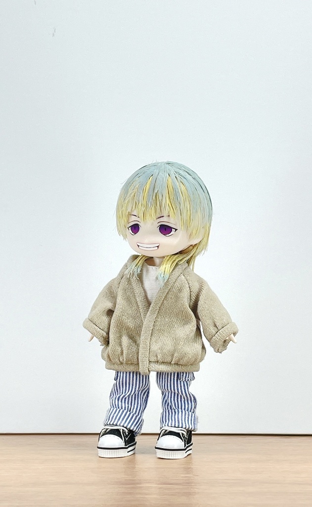 ねんどーる用ゆるカーディガン