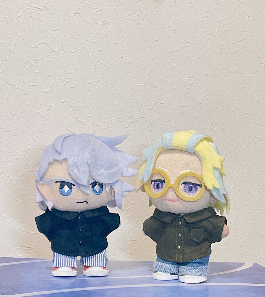 ぬい用シャツ　黒・カーキ
