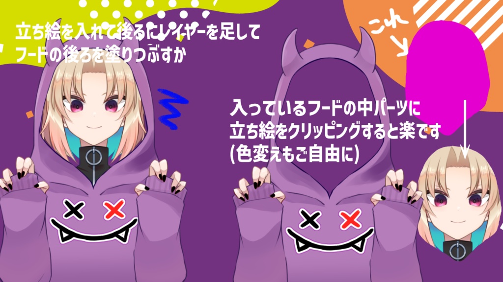 ハロウィンなりきりパーカーセット