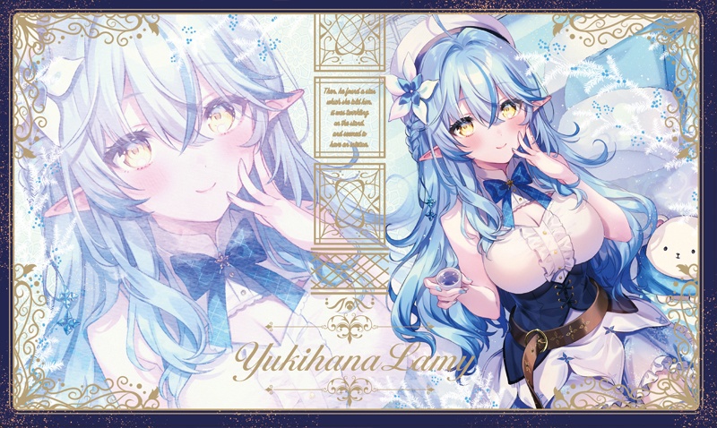 C106 雪花ラミィプレイマット