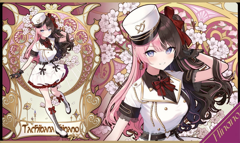 C107 ミュシャ軍服ひなのプレイマット