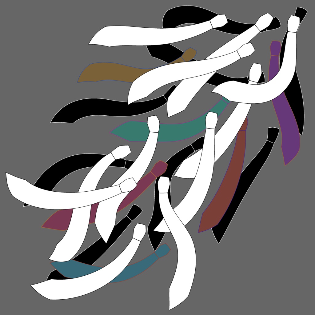 シンプルネクタイブラシ