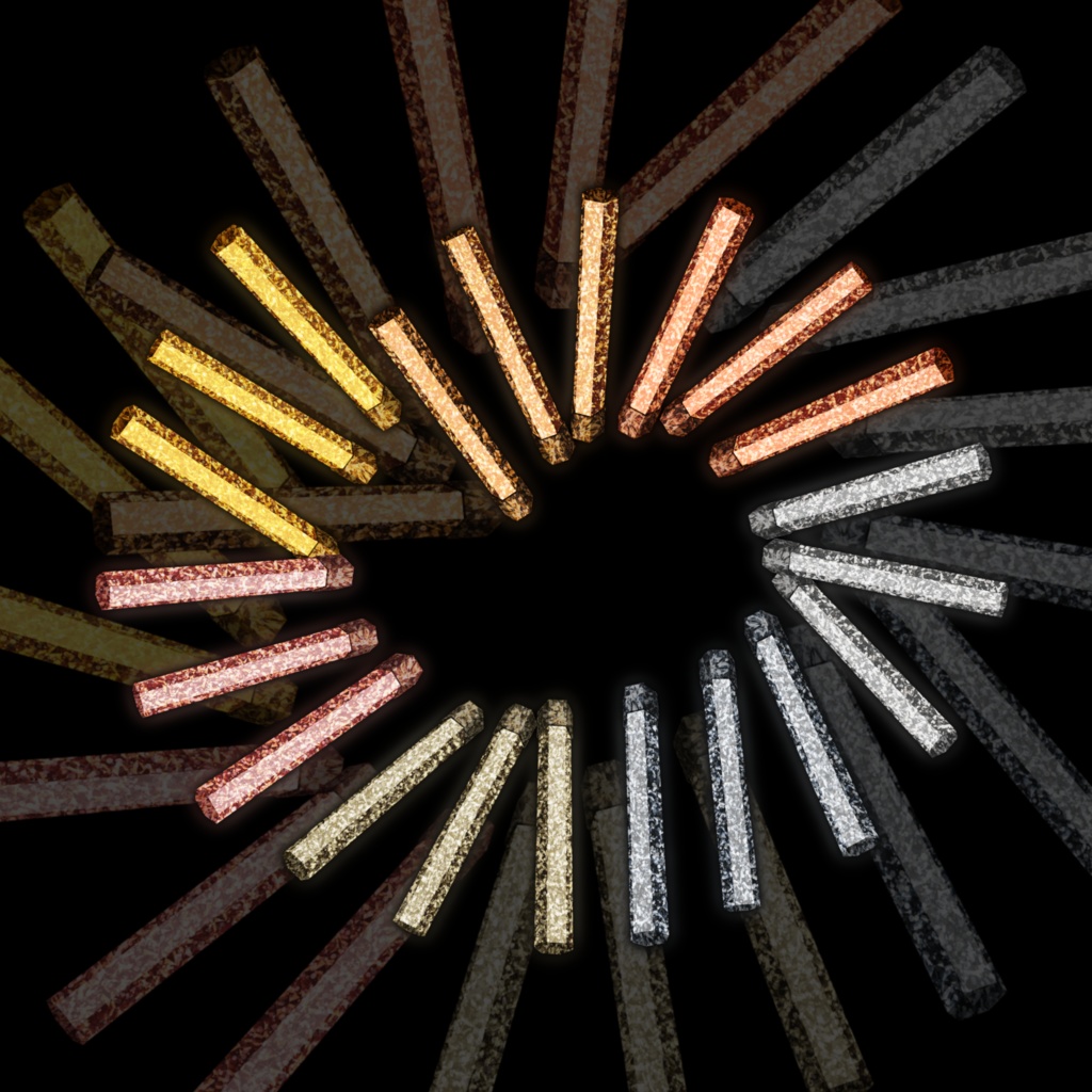 ジェムグリッターアクセ