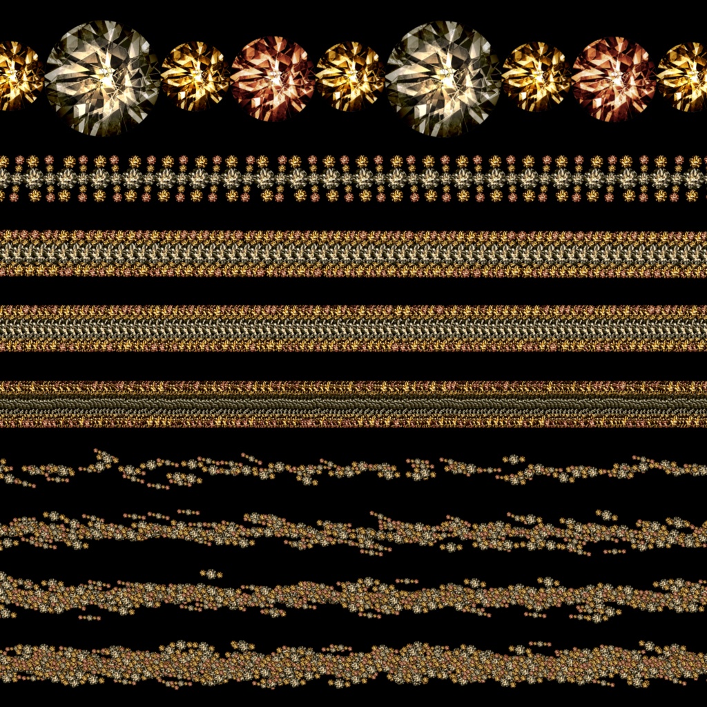 ジェムグリッターアクセ