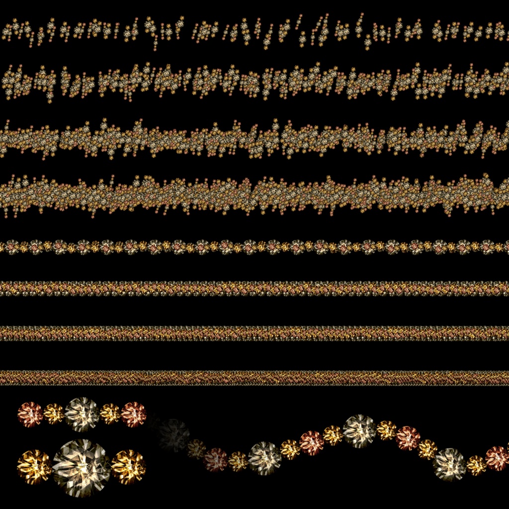 ジェムグリッターアクセ