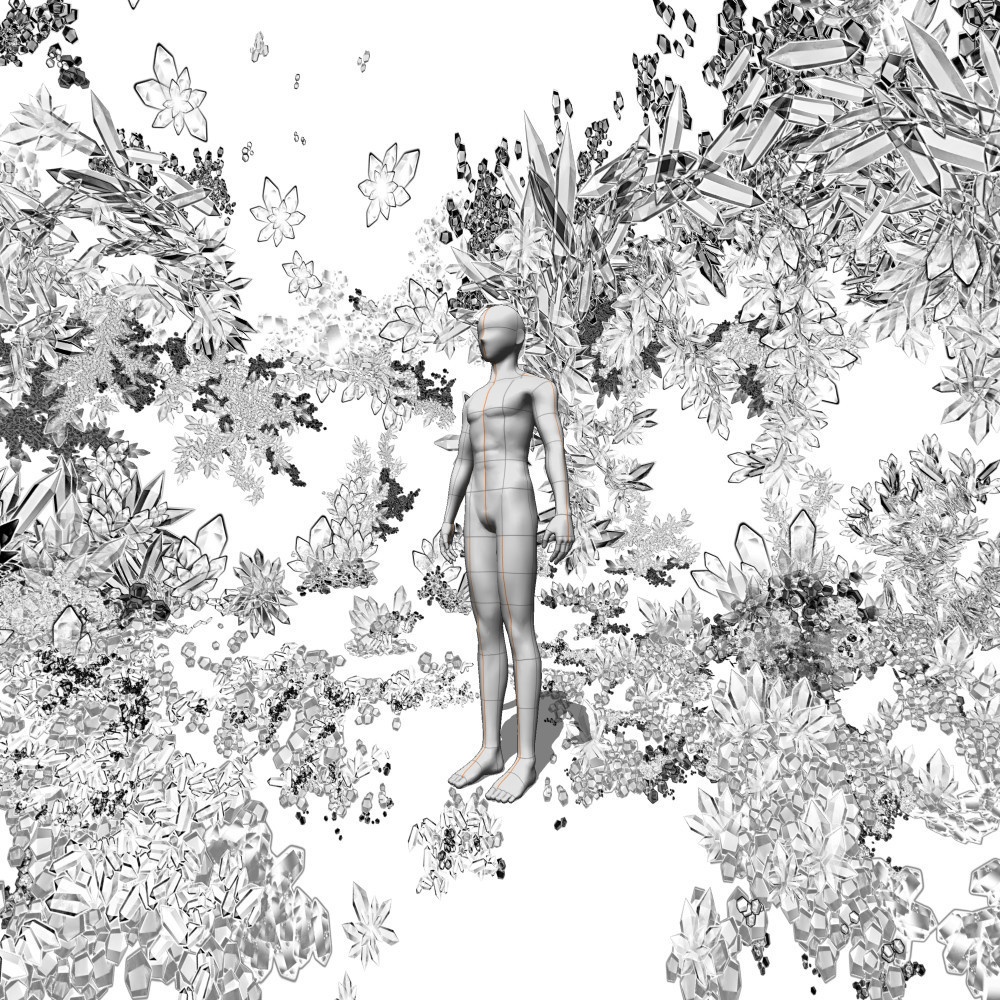 水晶Crystalブラシ