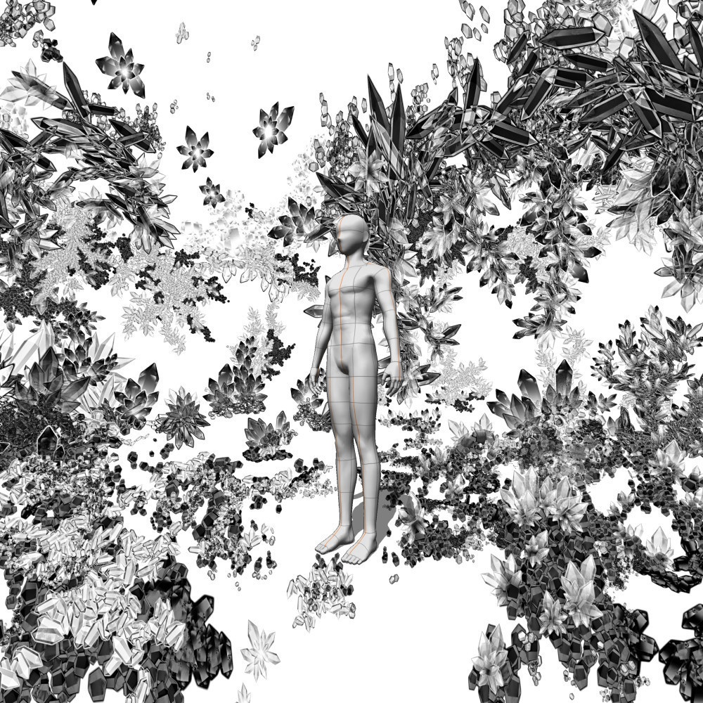 水晶Crystalブラシ