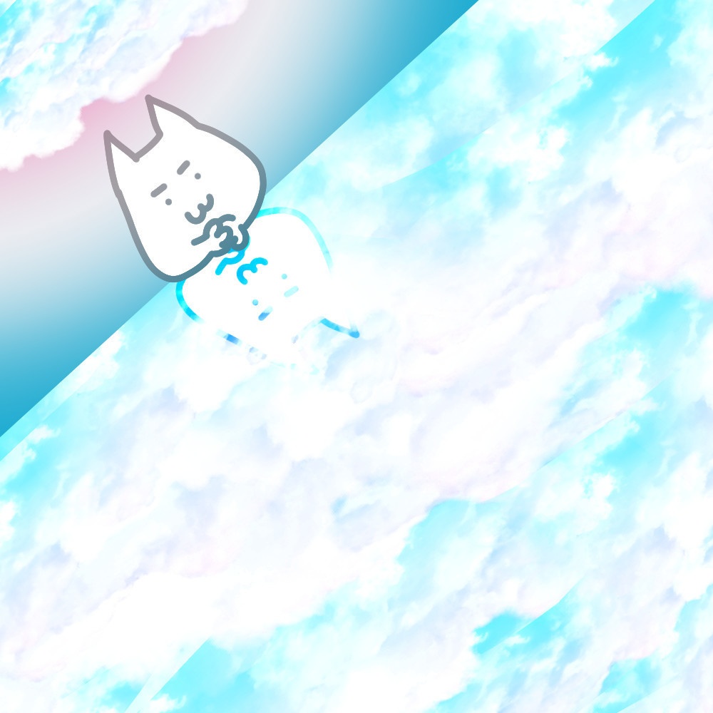 光と闇の雲(パターン画像)