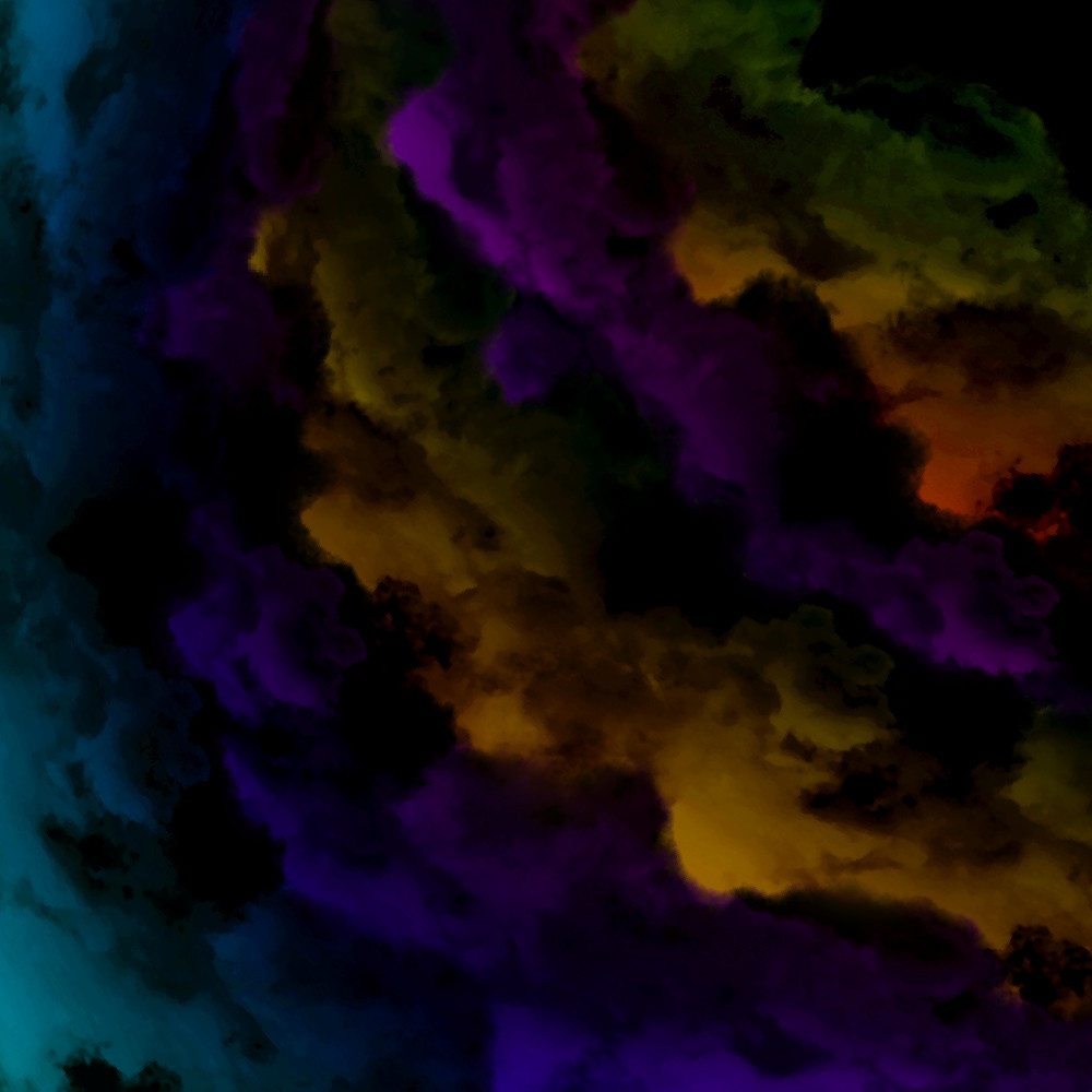 光と闇の雲(パターン画像)