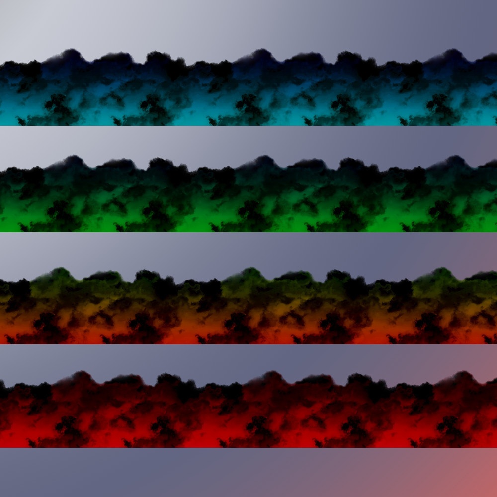 光と闇の雲(パターン画像)