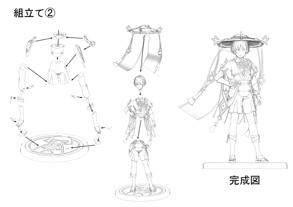 シャンティ 原神 放浪者 スカラマシュ ガレージキット 新品未