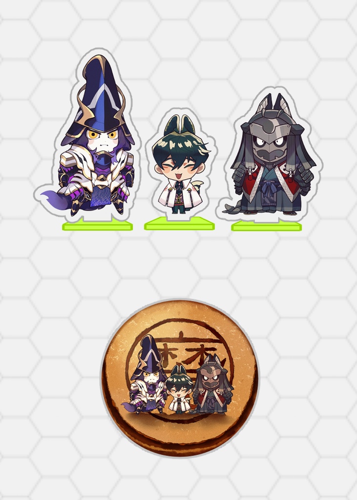 今魔川トリオ アクリルスタンド・コースター