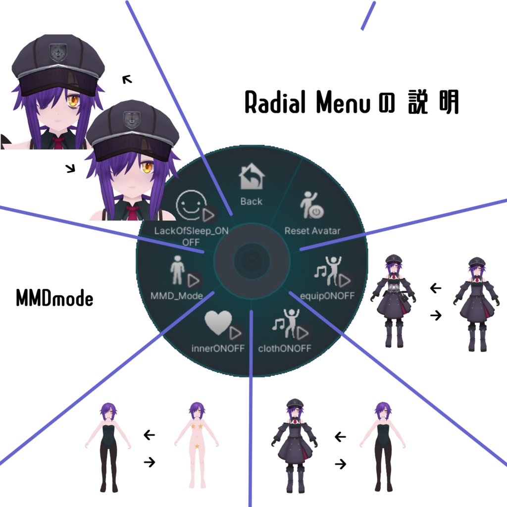 オリジナル3Dモデル「リーラ」