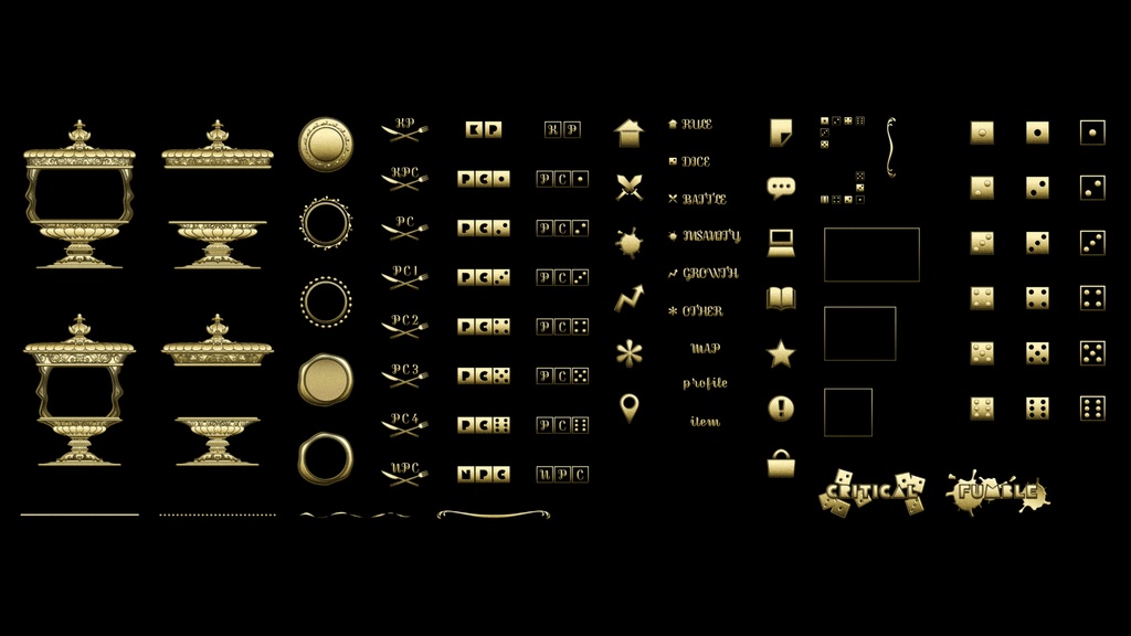 【無料あり】アンティークお部屋素材セット【ココフォリア】