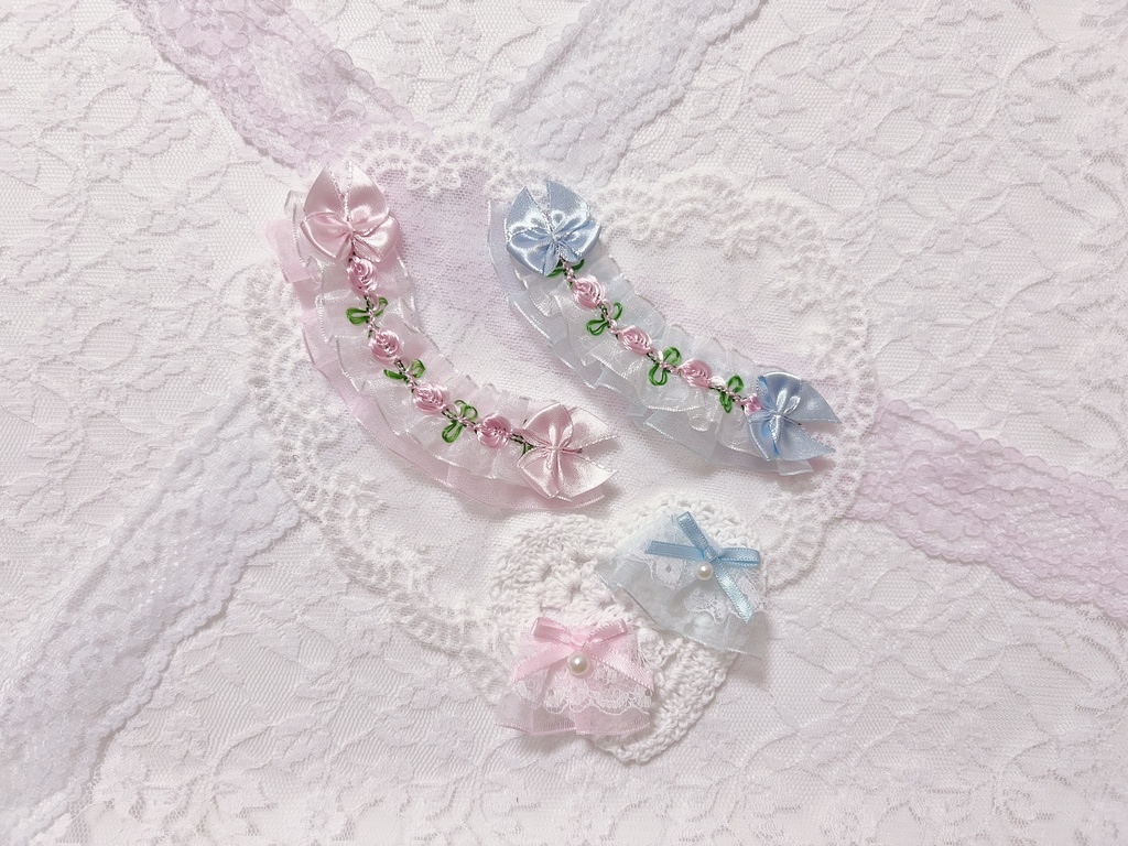 ローズヘッドドレス♡スタイset
