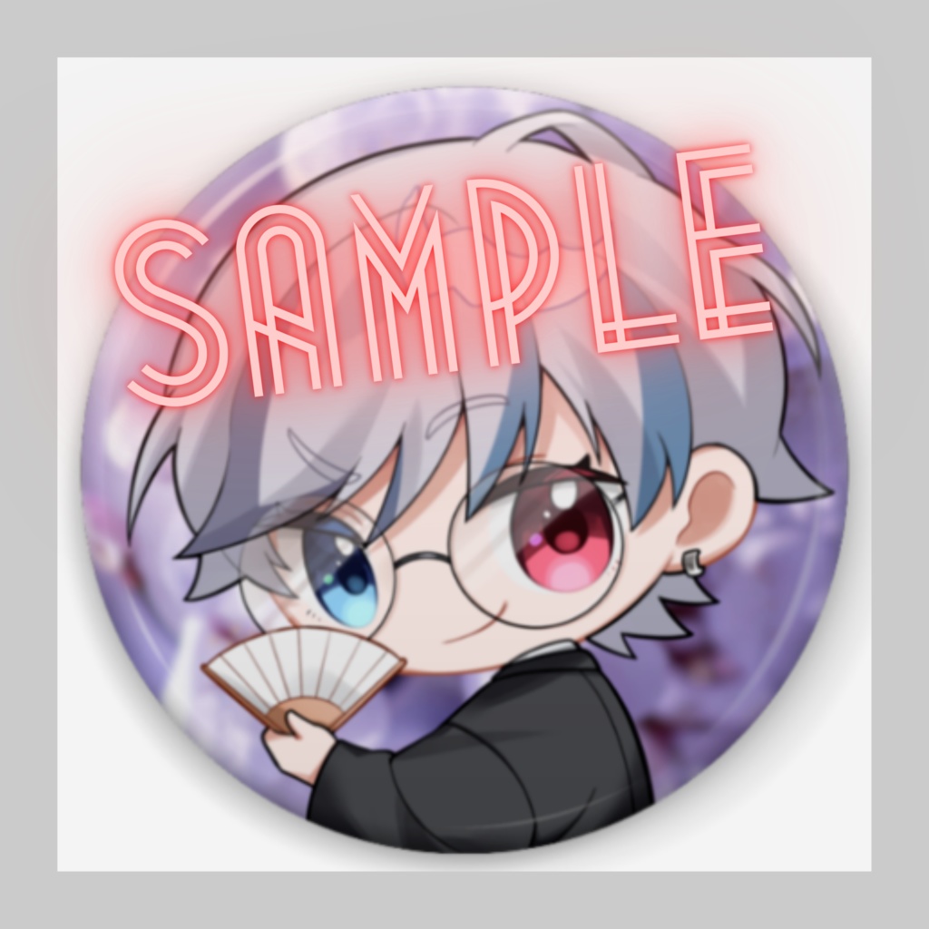 【★再販決定★】和服&スーツ朝柊の「缶バッジ4種類」(期間限定販売)