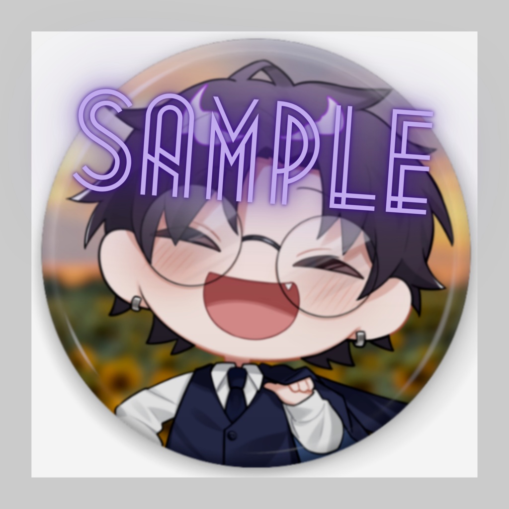 【★再販決定★】和服&スーツ朝柊の「缶バッジ4種類」(期間限定販売)