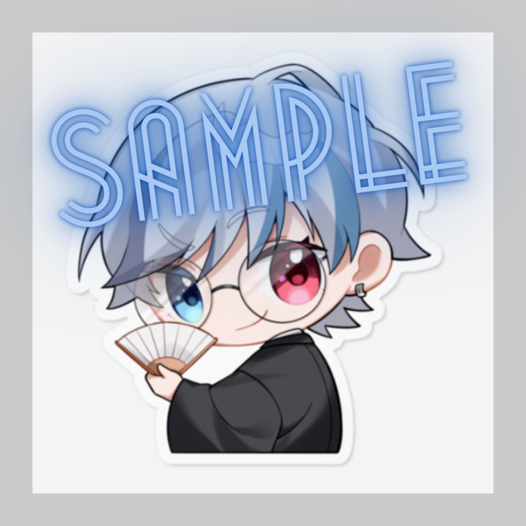 【★再販決定★】和服&スーツ朝柊の「ステッカー4種類」(期間限定販売)