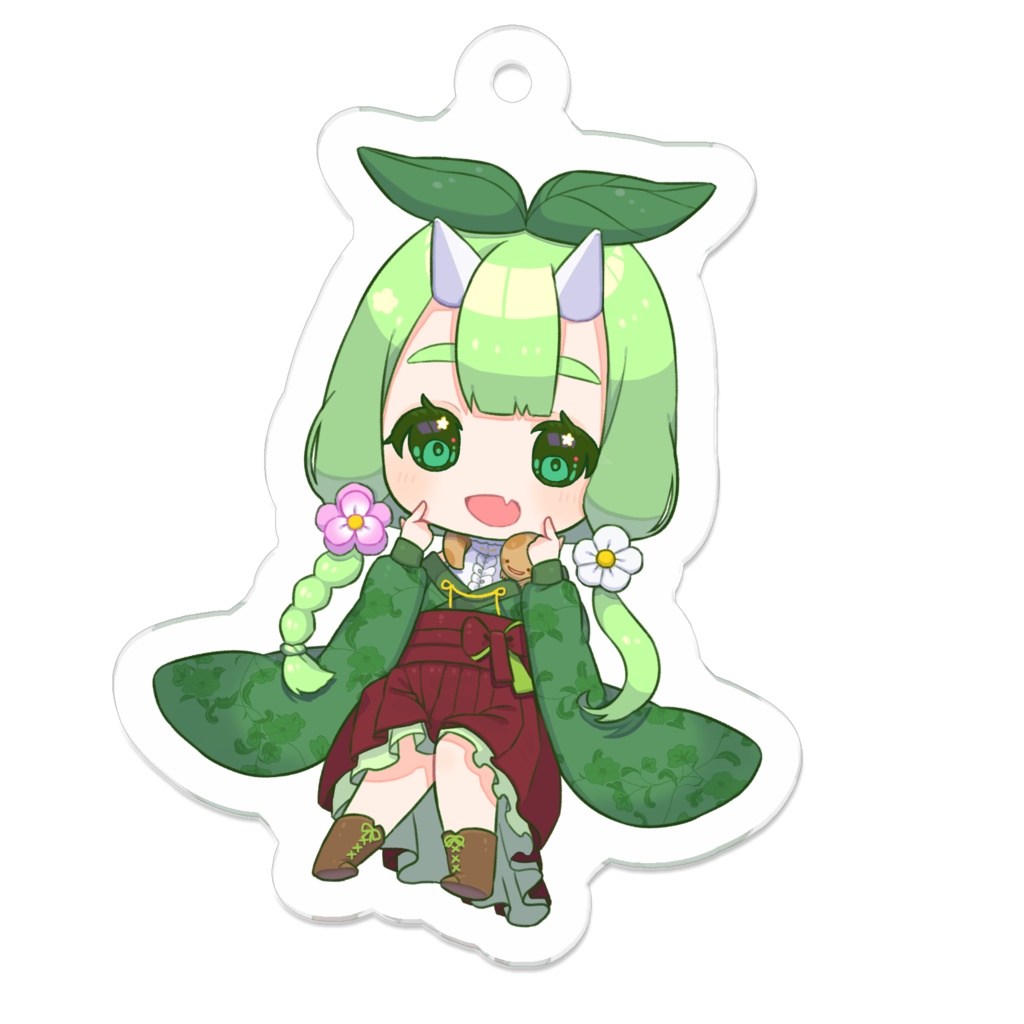 【あやばけっ!】木守日あぐり【アクリルキーホルダー(コーティングあり)】