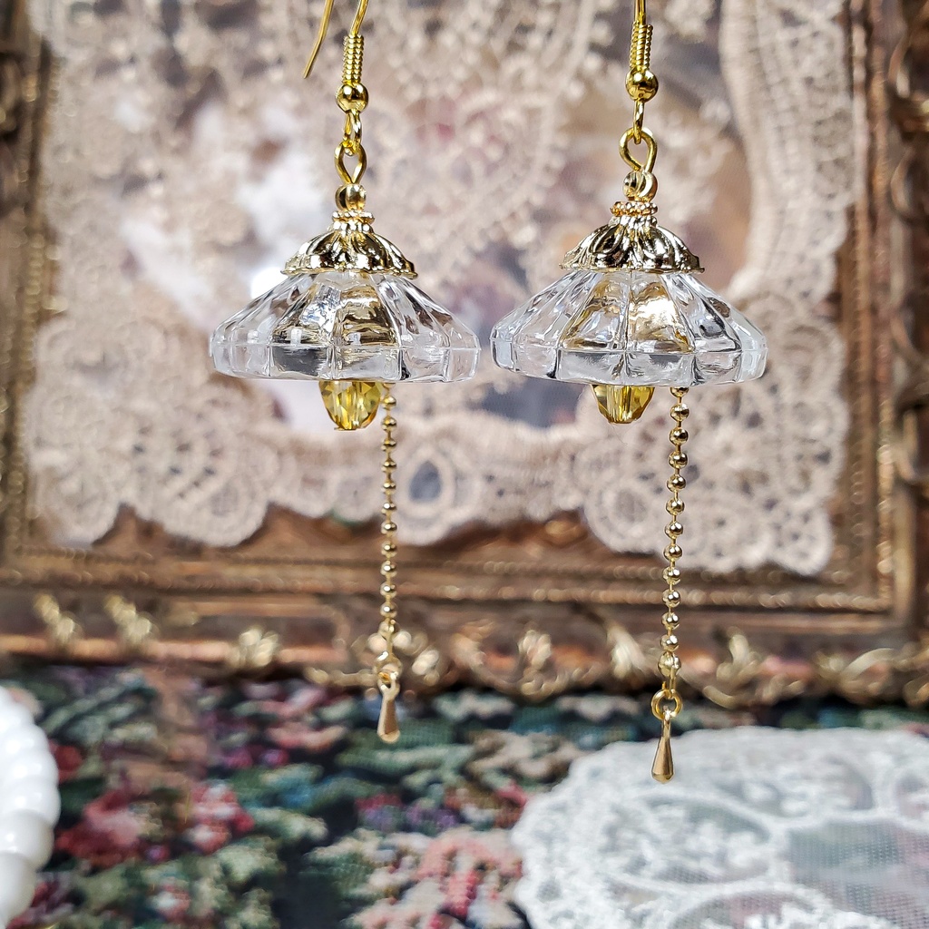 花電気傘 ピアス/イヤリング