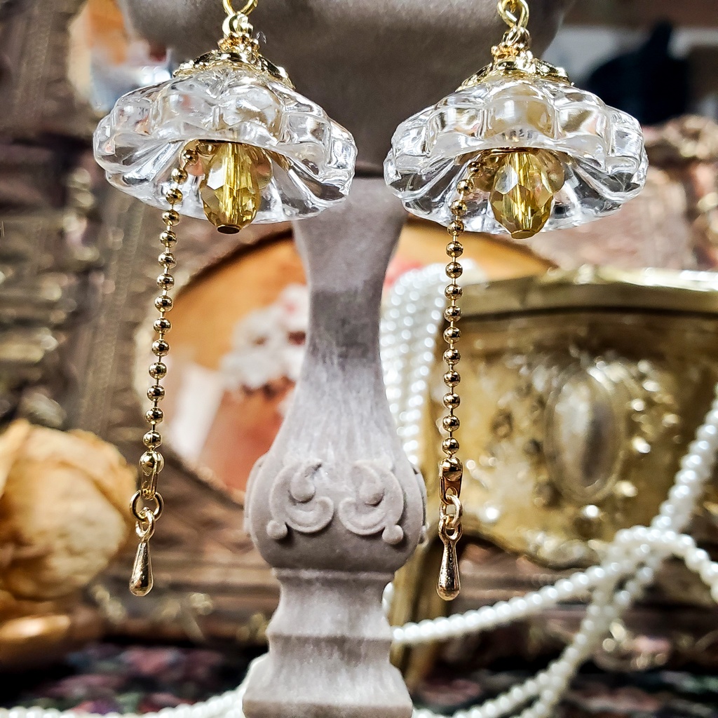 花電気傘 ピアス/イヤリング