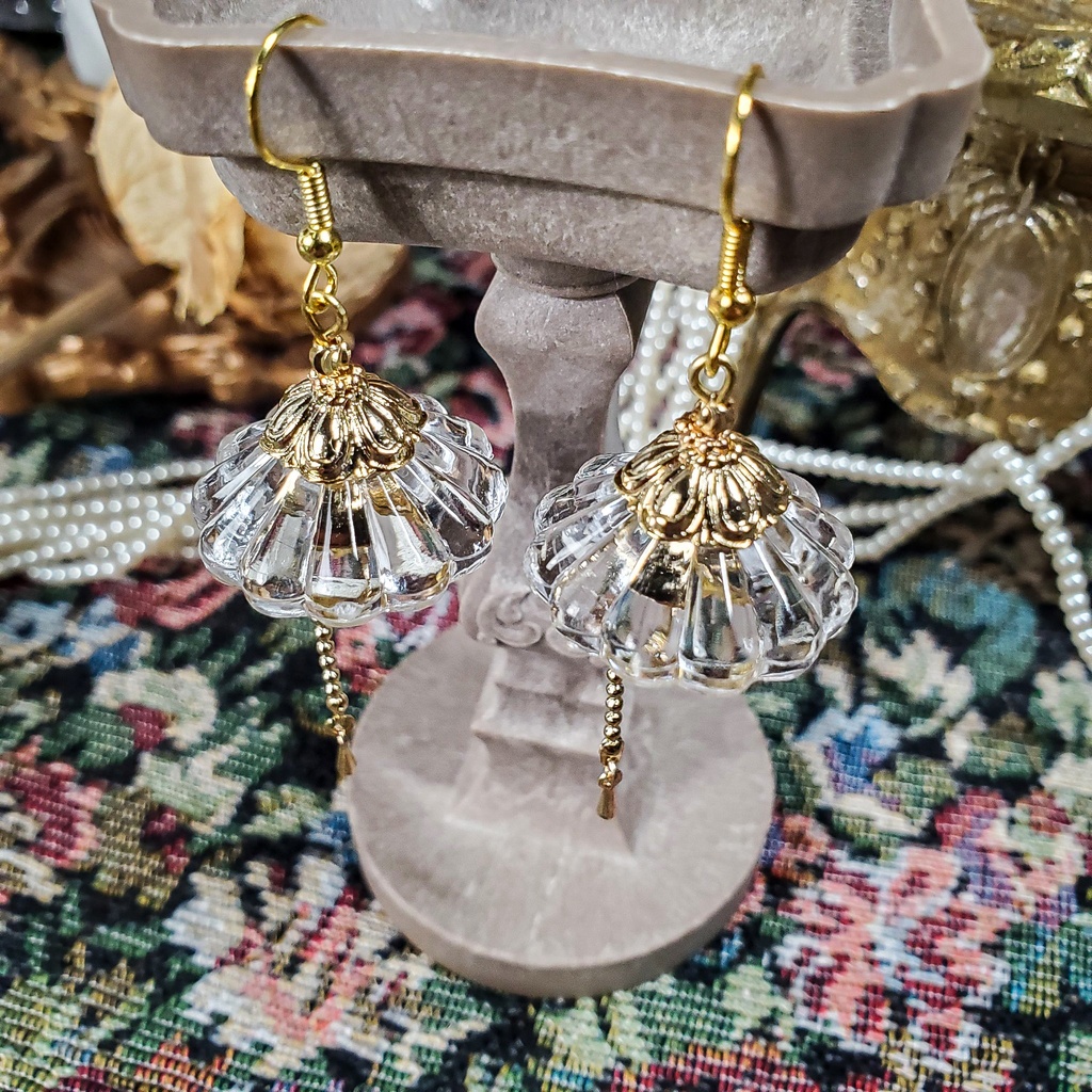 花電気傘 ピアス/イヤリング