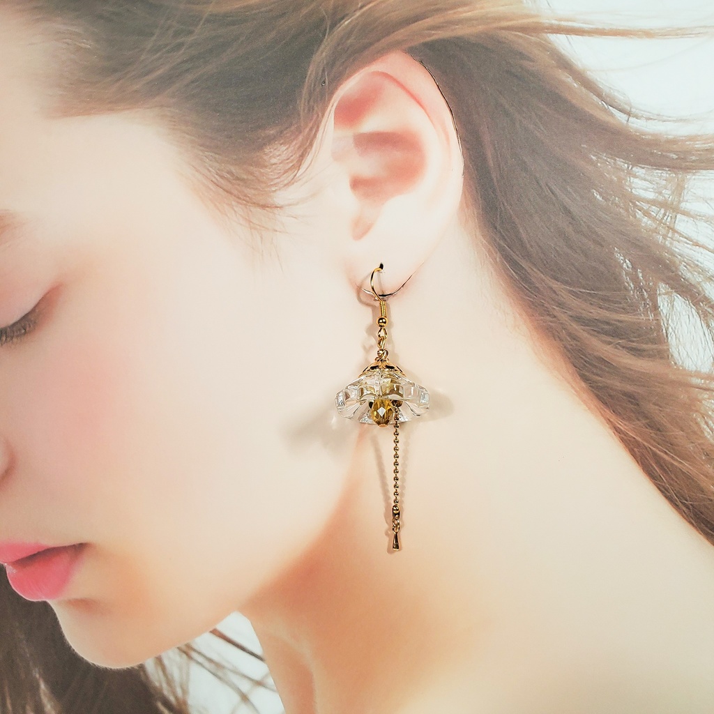 花電気傘 ピアス/イヤリング