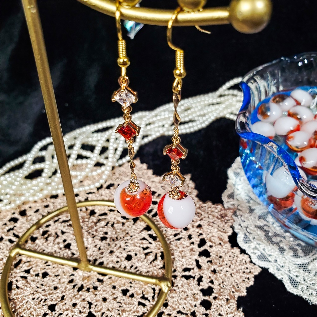 線香花火 ピアス/イヤリング