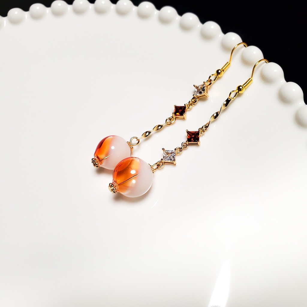 線香花火 ピアス/イヤリング