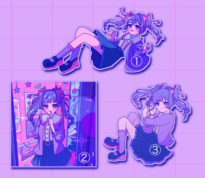 キラキラステッカー