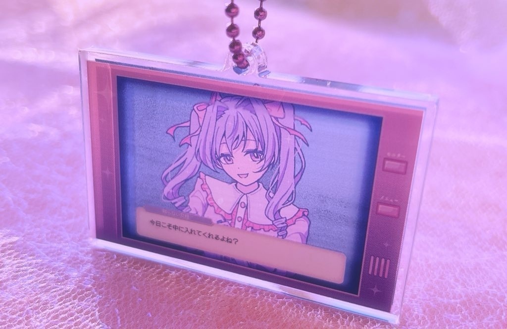 ゲーム風彼女ちゃんアクリルキーホルダー