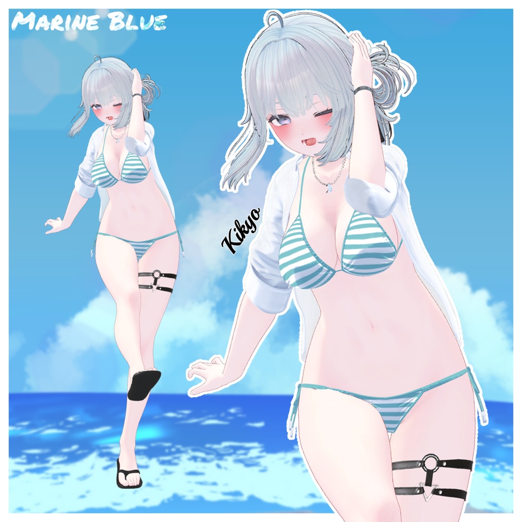 💎Marine Blue Bikini マリンブルービキニ