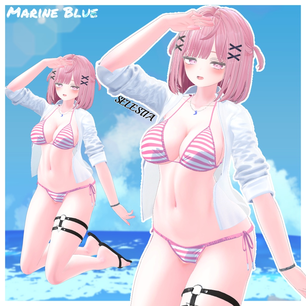💎Marine Blue Bikini マリンブルービキニ
