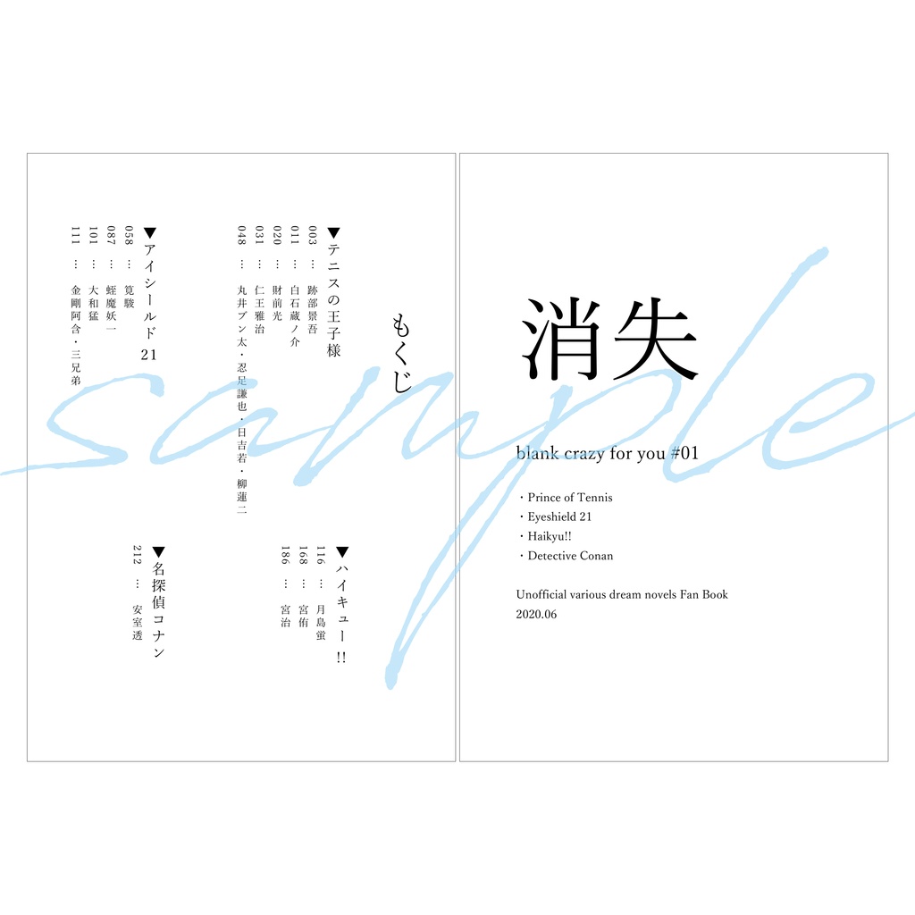 blank crazy for you #01
