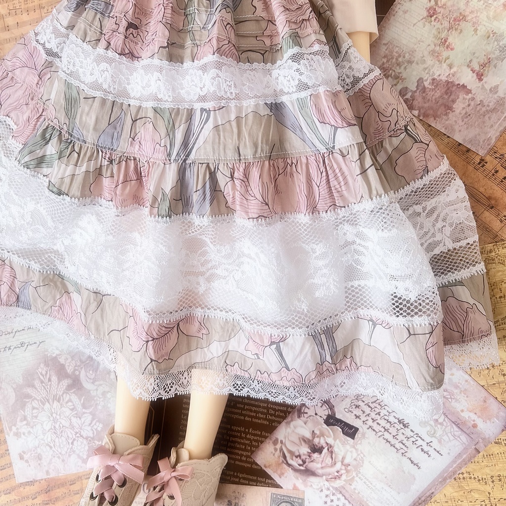 L_007 SD少女 ドレスセット ワンピース