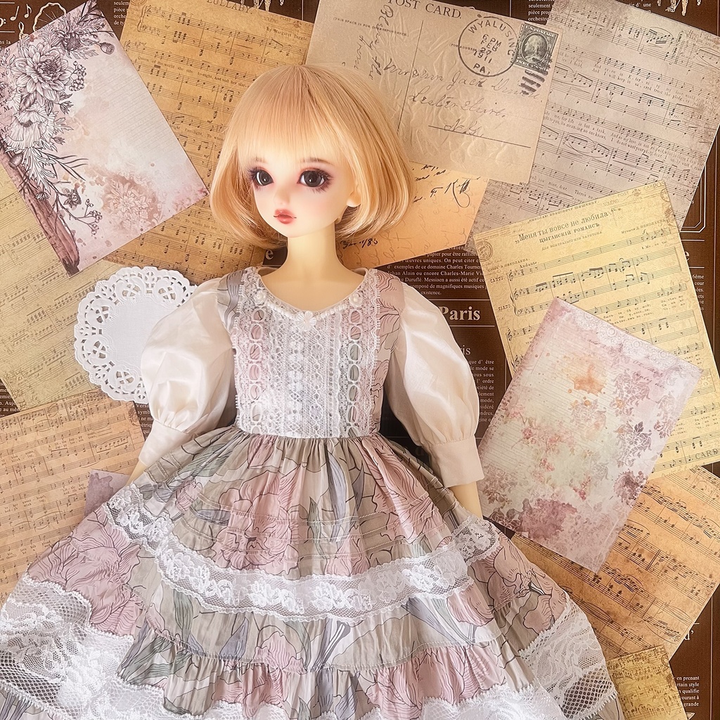 L_007 SD少女 ドレスセット ワンピース