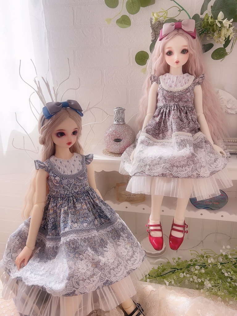 no.L-008 スーパードルフィー SDサイズ LIBERTY ワンピース ドレス