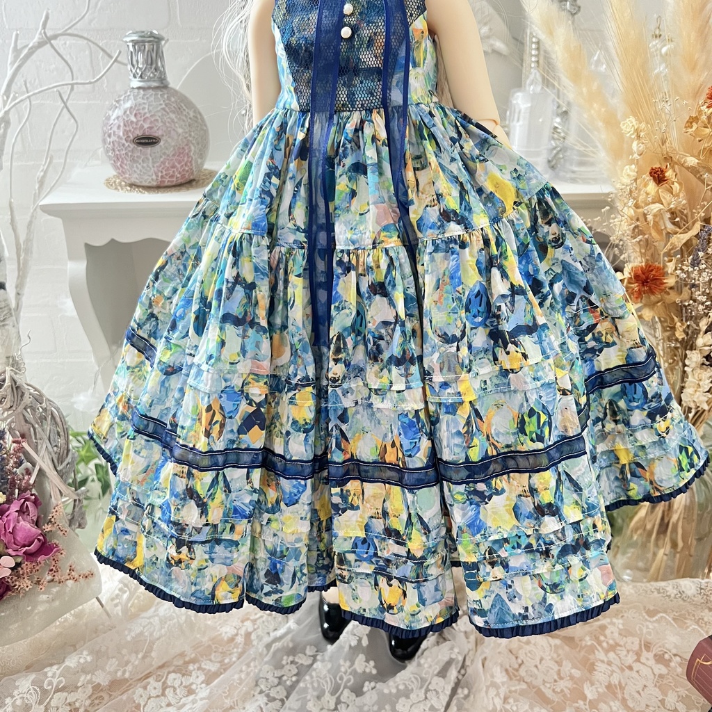 no.L-010 スーパードルフィー SDサイズ LIBERTY ワンピース ドレス